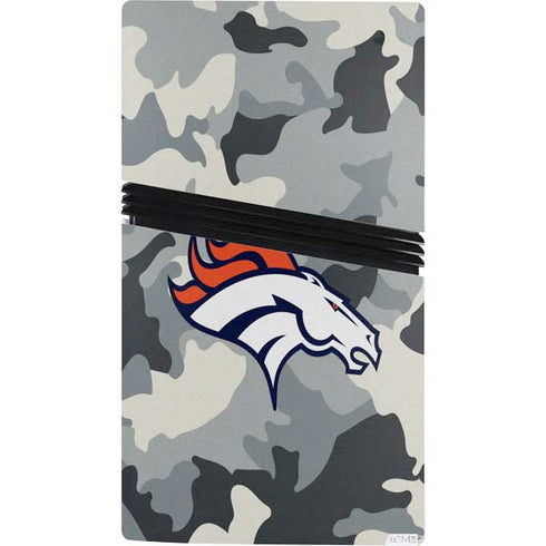 NFL Denver Broncos Camo PS5 Pro Console Skin